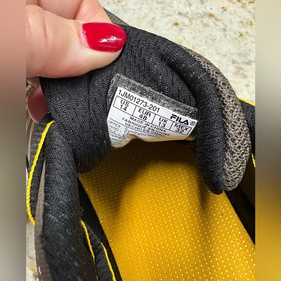 NIB FILA Evergrand TR 21 Trail Runner athletic shoes Men’s size 14 - Picture 8 of 8